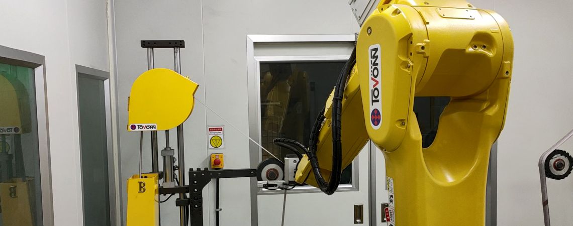 Casting polishing with Fanuc M-20iB