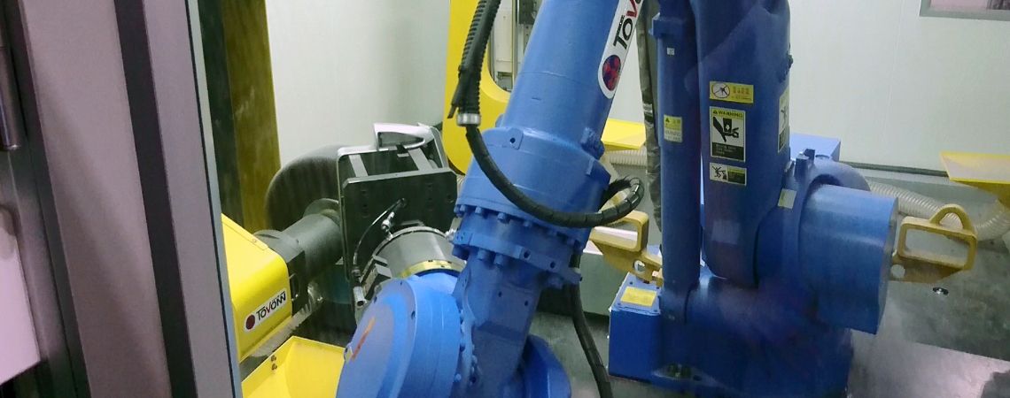 Gießen Polieren mit YASKAWA Motoman GP180