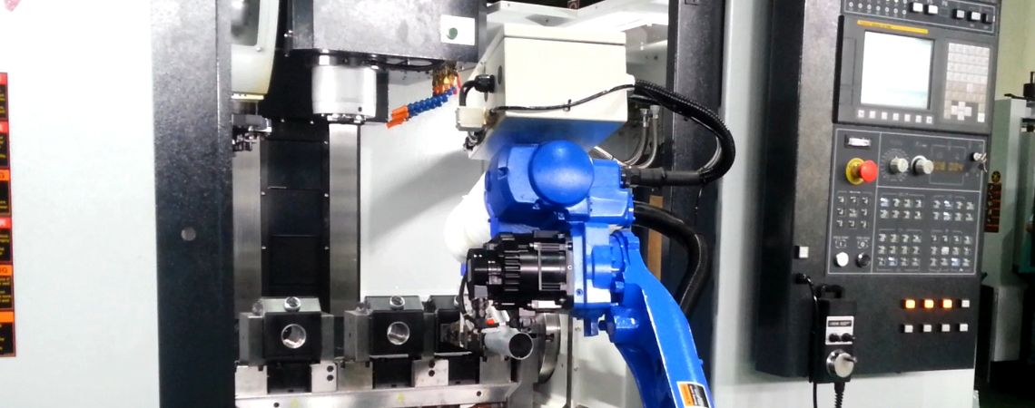 Yaskawa MH6 machine tending system